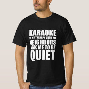 T-shirt Citation drôle Karaoke