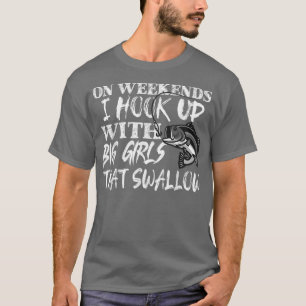 T-shirt Citation Drôle Pêche Imprimée Sur Le Dos 1355
