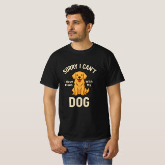 T-shirt Citation drôle pour amateur de chien – J'ai des pr