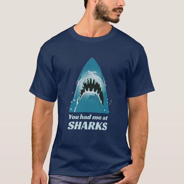 T-shirt Citation drôle pour amateur de requins (Devant)