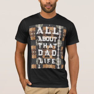 T-shirt Citation drôle pour la fête des pères rétro modern