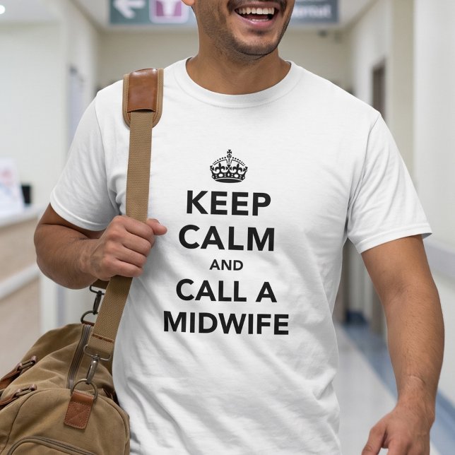 T-shirt Citation drôle pour un futur papa Keep Calm (Créateur téléchargé)