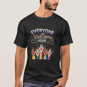 T-shirt Citation drôle Professeur Tout le monde est le bie