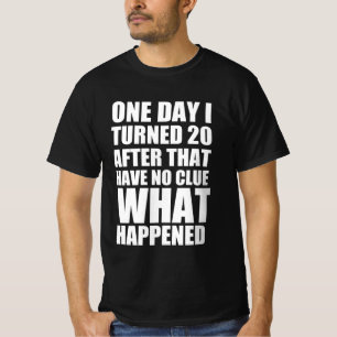 T-shirt Citation drôle sur l'âge adulte 