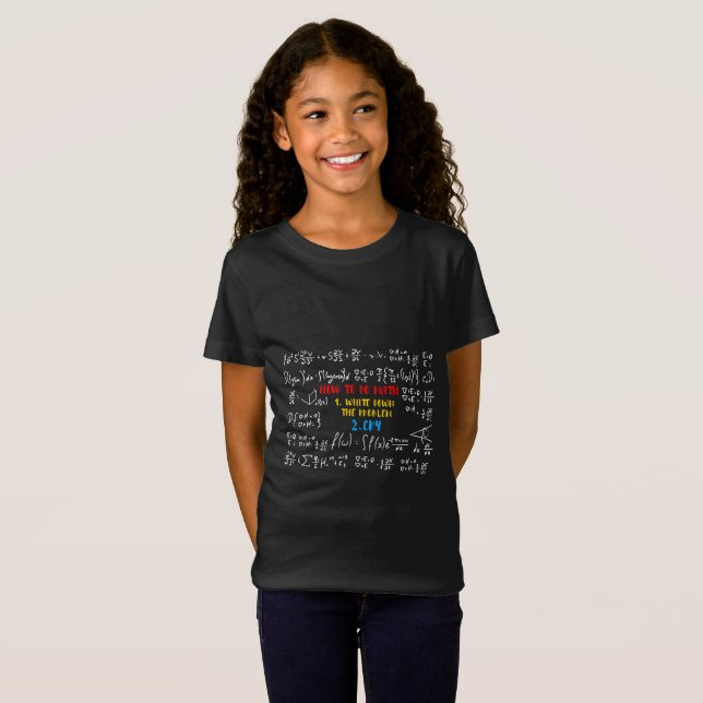 T-Shirt Citation drôle sur les maths (Devant entier)