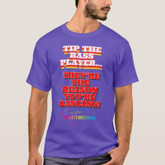 T-shirt Citation du bassiste de TIPHE drôle