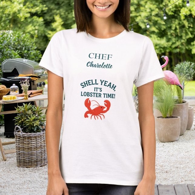 T-shirt Citation du chef de la partie de cuisson du langou (Créateur téléchargé)