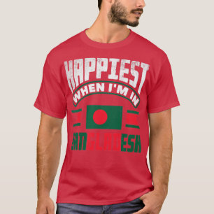 T-shirt Citation du drapeau bangladais du Bangladesh