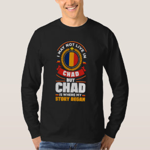 T-shirt Citation du drapeau tchadien du Tchad
