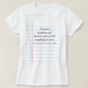 T-shirt Citation du général Mad Dog Mattis