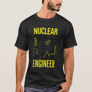 T-shirt Citation Du Génie Nucléaire Pour Radiation Nucléai