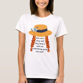 T-shirt Citation du livre Anne Of Green Gables Shirley