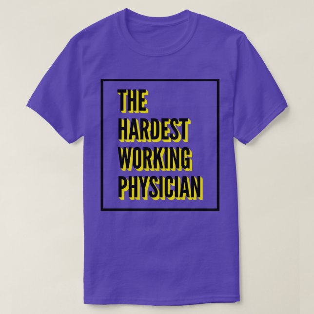 T-shirt Citation Du Médecin De Travail Le Plus Difficile P (Design devant)