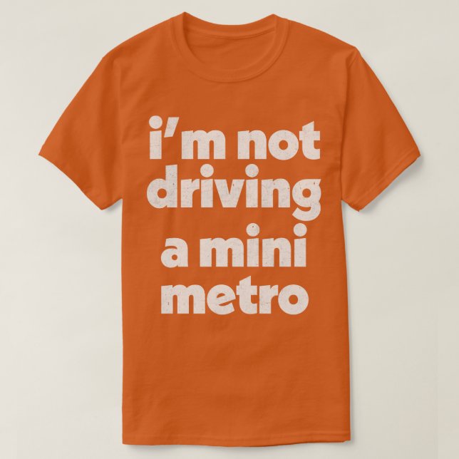 T-shirt Citation du métro Alan Partridge Mini (Design devant)