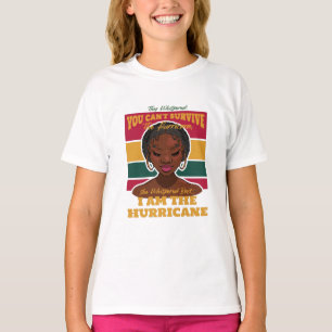 T-shirt Citation du Mois de l'Histoire des Noirs, Ouragan 