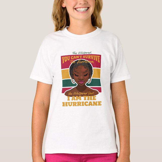 T-shirt Citation du mois de l'histoire noire, Melanin Woma (Devant)