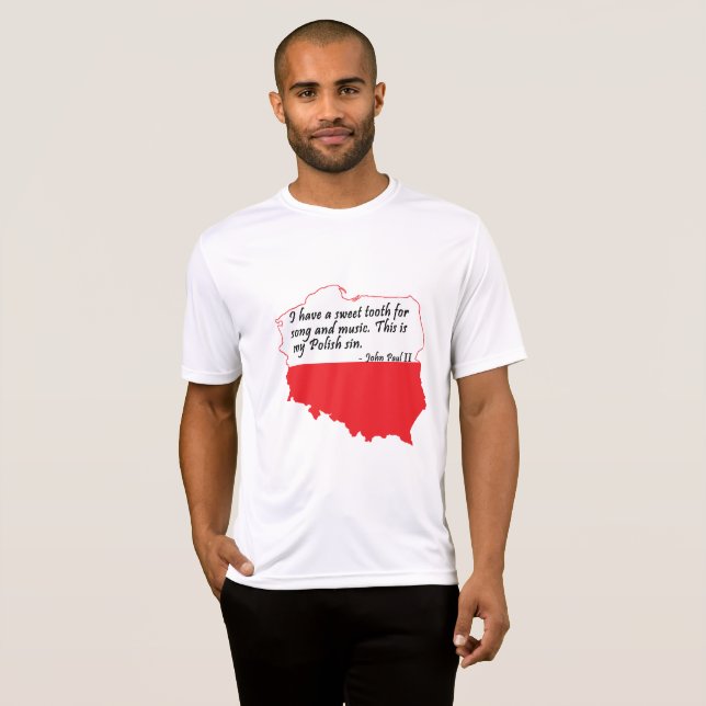 T-shirt Citation du pape Jean-Paul II (Devant entier)