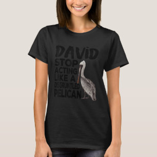 T-shirt Citation du pélican touricain mécontent de l'océan
