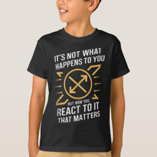 T-shirt Citation du philosophe stoïque Phrase stoïque Cool