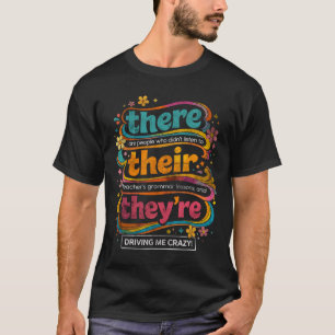 T-shirt Citation du professeur de grammaire Groovy sur The