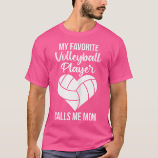 T-shirt Citation D'Une Équipe De Volleyball Pour Une Maman