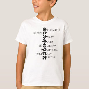 T-shirt Citation Dyslexie, Sensibilisation Dyslexique