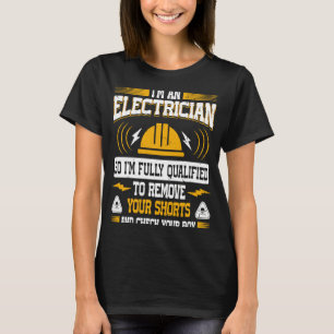 T-shirt Citation Électricien Nous Vous Mettons Toujours Su