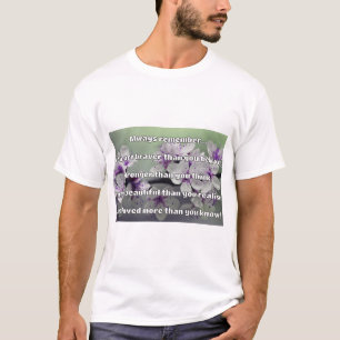 T-shirt Citation Empath Bravery Positive Encouragement