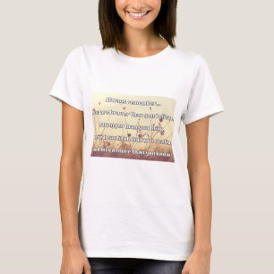 T-shirt Citation Empath Bravery Positive Encouragement