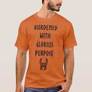 T-shirt CITATION Encombrée d'un but glorieux