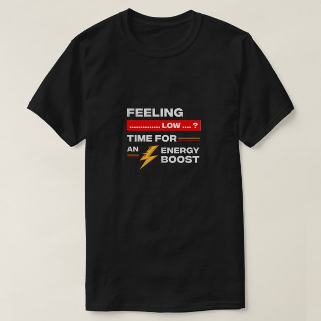 T-shirt Citation Energy Booster. (Design devant)