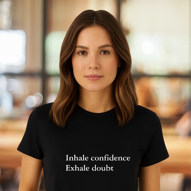 T-shirt citation esthétique Inhale confiance exhale doute (Créateur téléchargé)