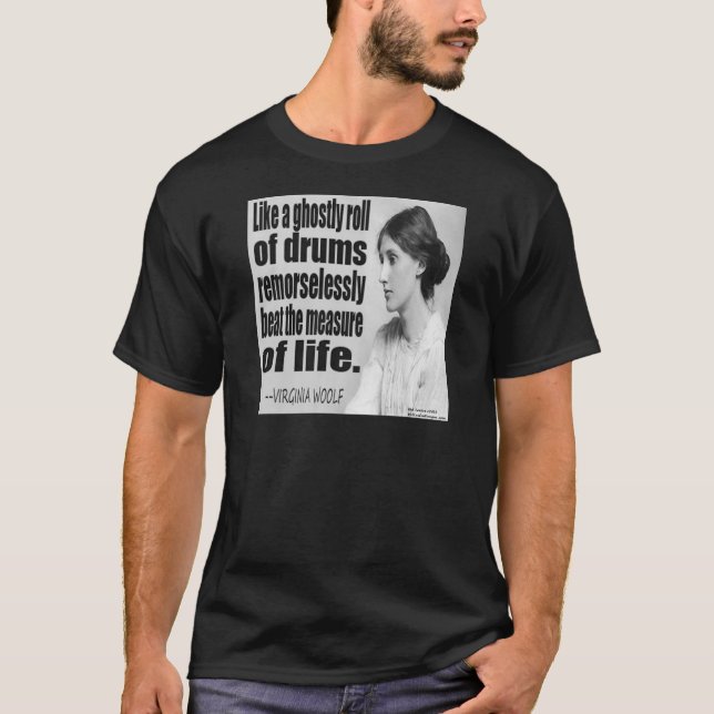 T-shirt Citation fantomatique de Virginia Woolf (Devant)