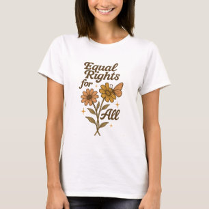 T-shirt Citation Féministe Audacieuse Pour L'Égalité Des D