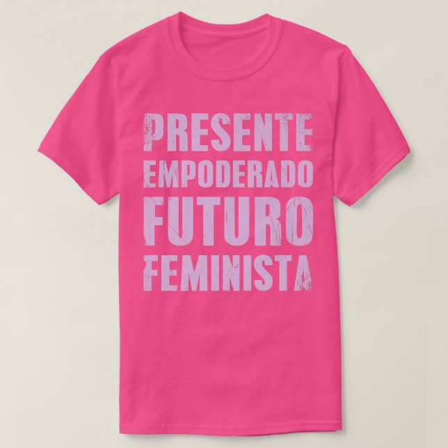 T-shirt Citation Féministe Espagnole Autonomisée  (Design devant)