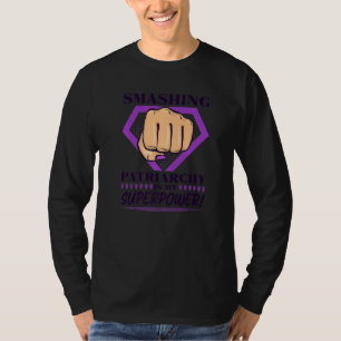 T-shirt Citation féministe forte sur l'effondrement du pat