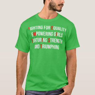 T-shirt Citation féministe I Style minimaliste