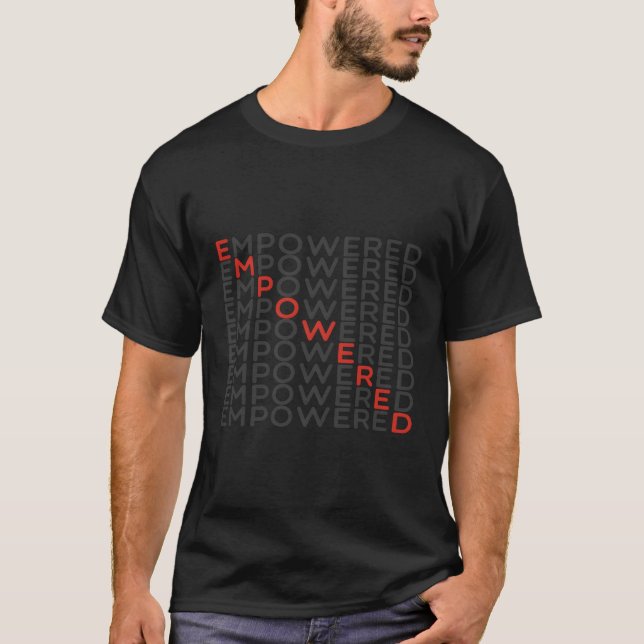 T-shirt Citation féministe motivationnelle (Devant)
