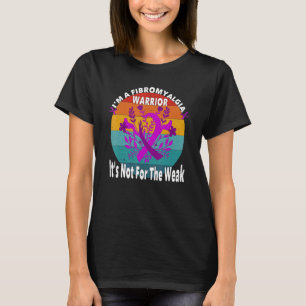 T-shirt Citation forte du guerrier Fibromyalgie Awa
