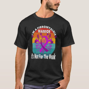T-shirt Citation forte du guerrier Fibromyalgie Awa