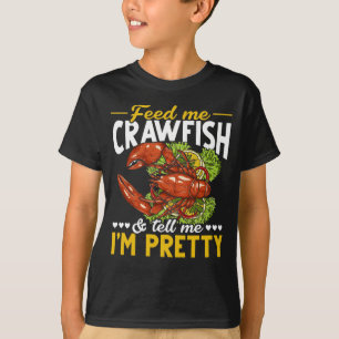 T-shirt Citation Funny Crawfish Fruits de mer