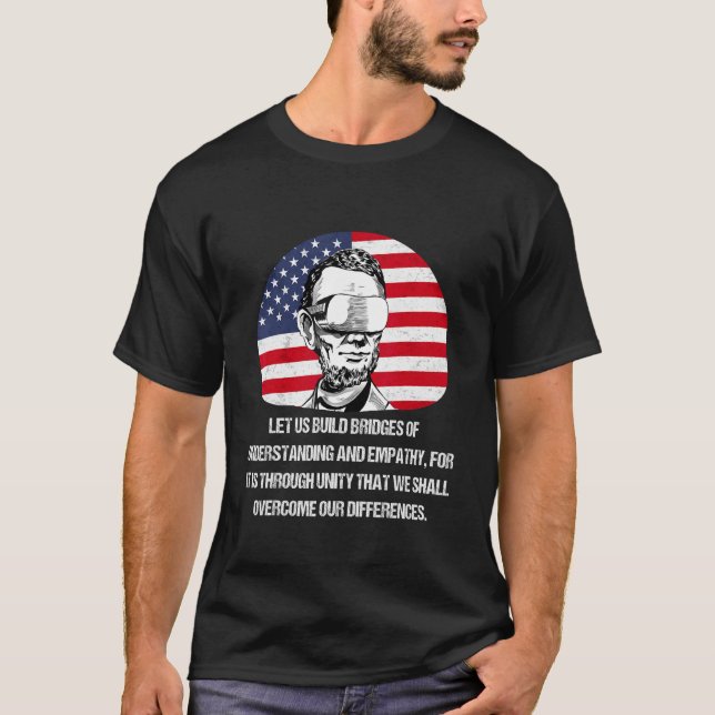 T-shirt Citation Futuriste VR fictive Lincoln (Devant)