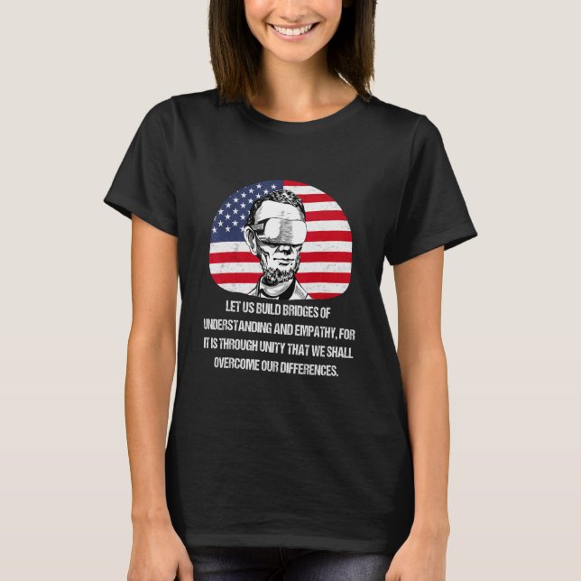 T-shirt Citation Futuriste VR fictive Lincoln (Devant)