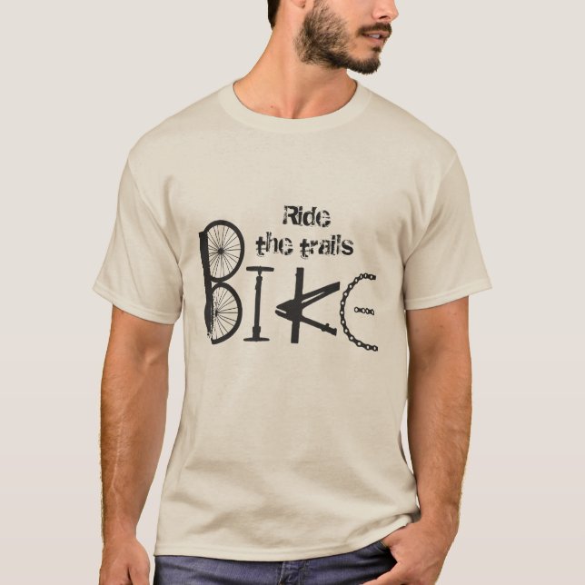 T-shirt Citation Graffiti des pièces de vélo (Devant)