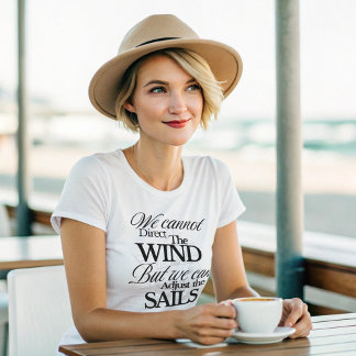 T-shirt Citation graphique Vintage de B&W motivationnelle