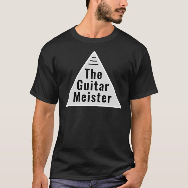 T-shirt Citation Guitar Meister Gris (Devant)