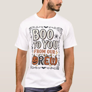T-shirt Citation Halloween Hou à Vous De Notre Équipage Vi