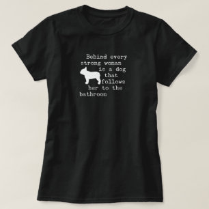 T-shirt Citation humoristique de chien - French Bulldog