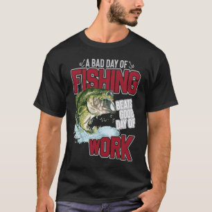 T-shirt Citation Humoristique Du Pêcheur Dit :