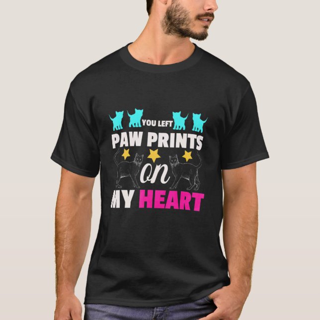 T-shirt Citation Idiote Pour Chat (Devant)